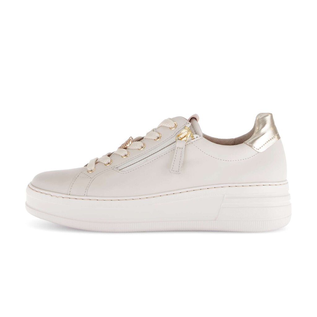 Lage sneaker beige