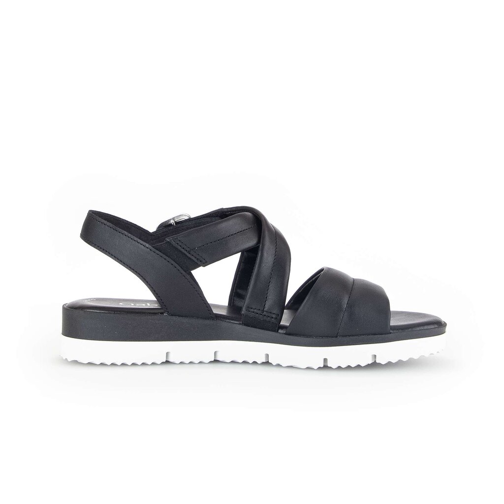 Sandal met riempjes zwart