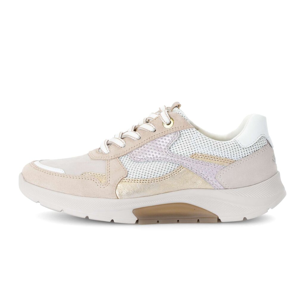 Lage sneaker beige