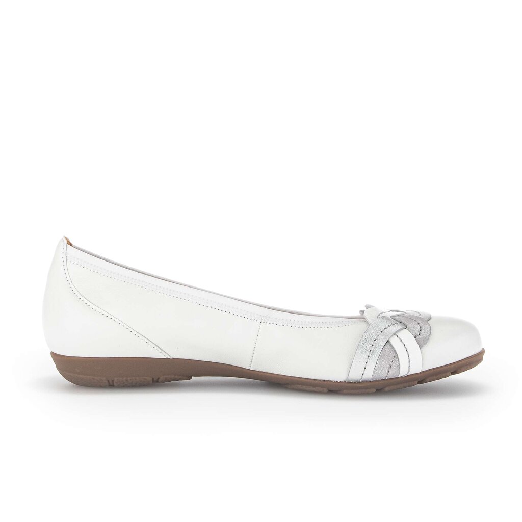 Sportieve ballerina wit