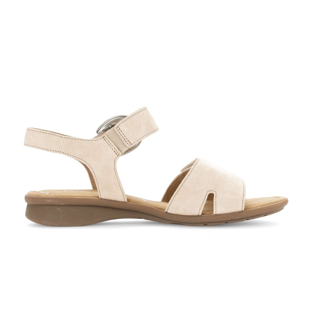 Sandal met riempjes beige