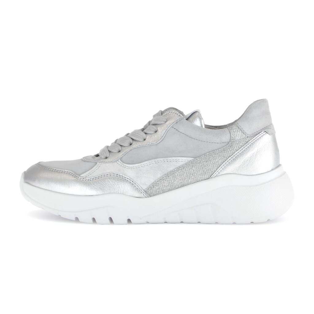 Lage sneaker zilver