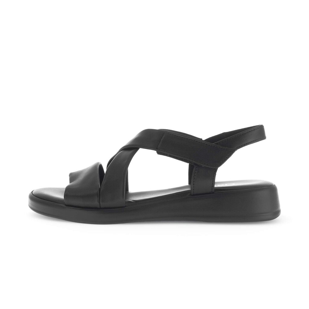 Sandal met riempjes zwart