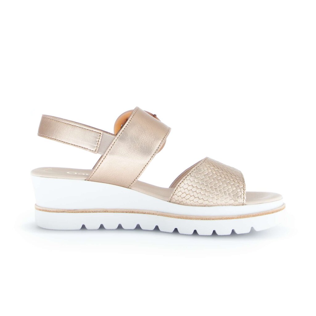 Sandale met plateauzool multicolour