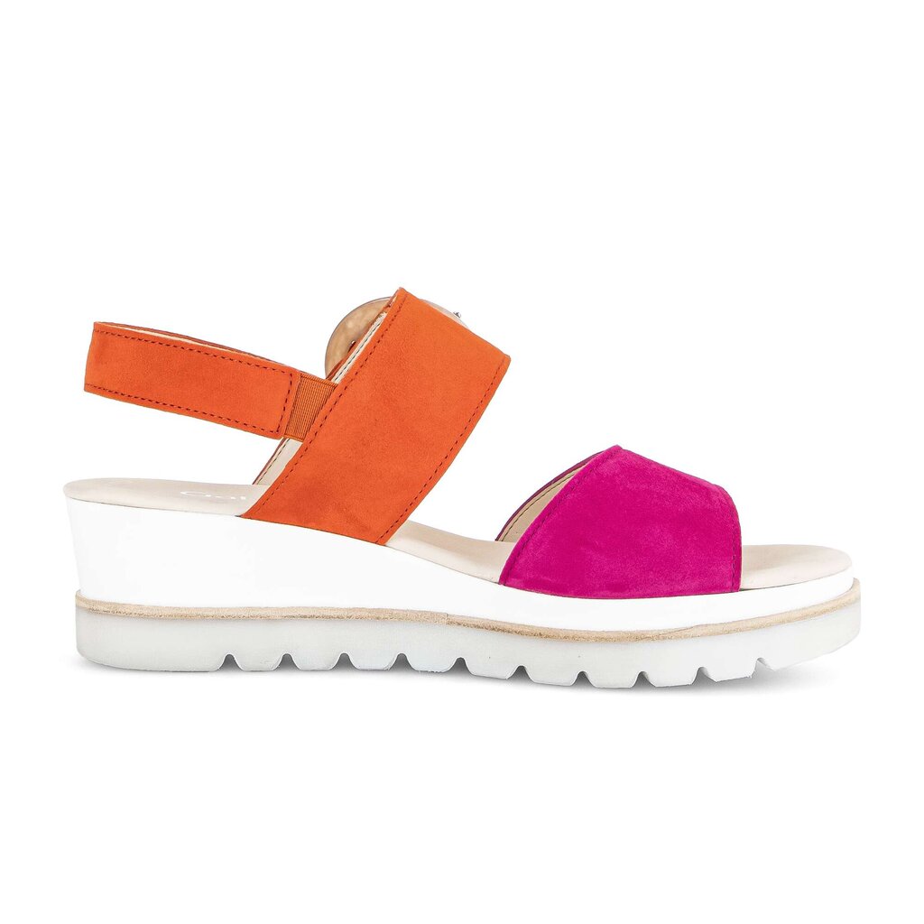 Sandale met plateauzool multicolour