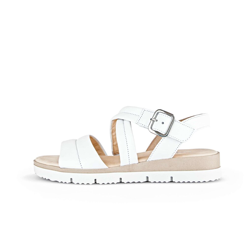 Sandal met riempjes wit