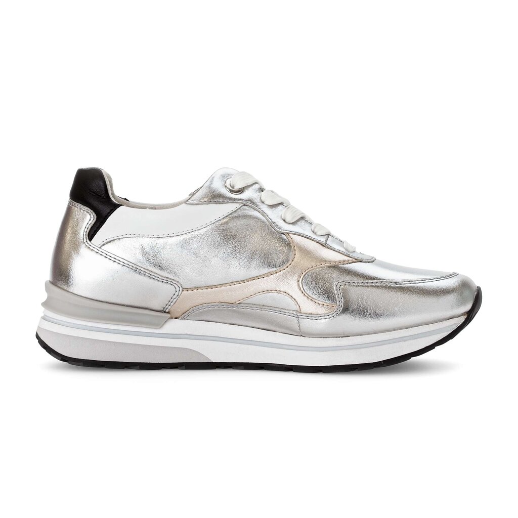 Lage sneaker zilver