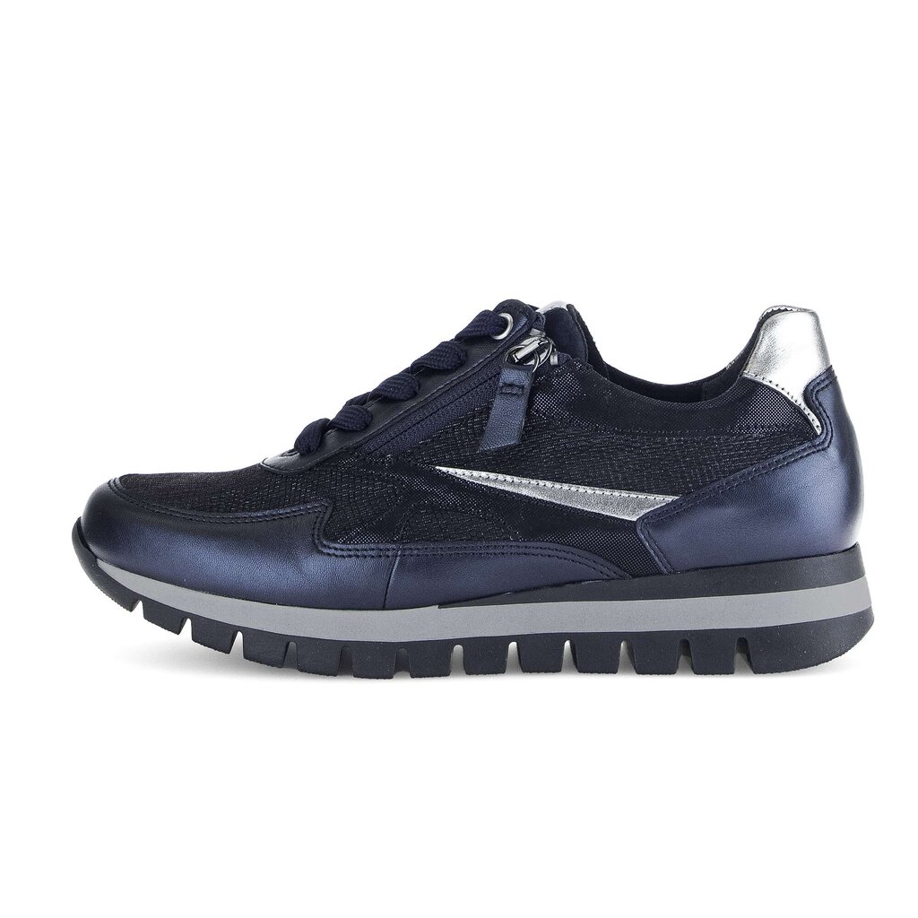 Lage sneaker blauw