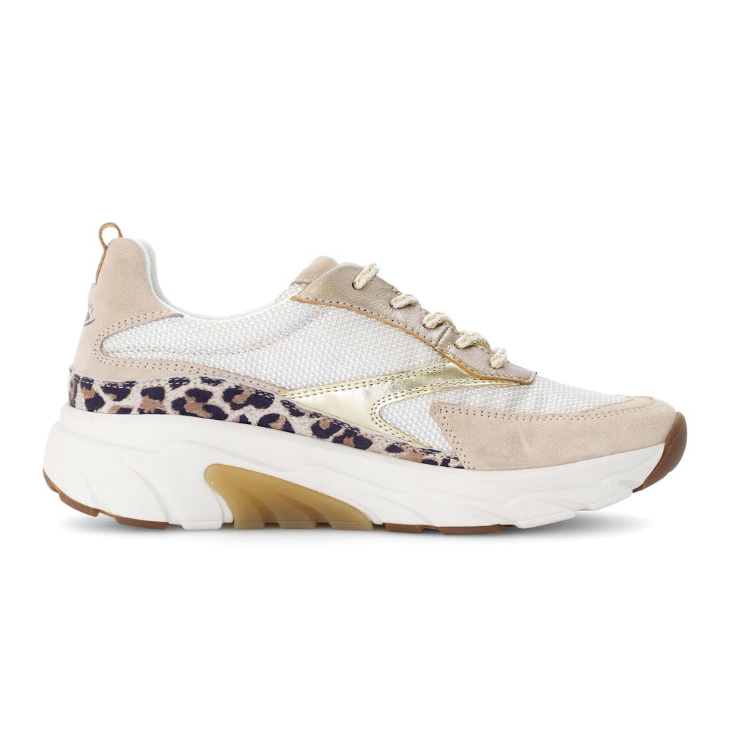 Lage sneaker beige