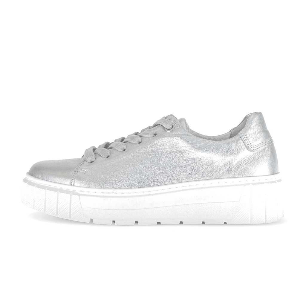 Lage sneaker zilver