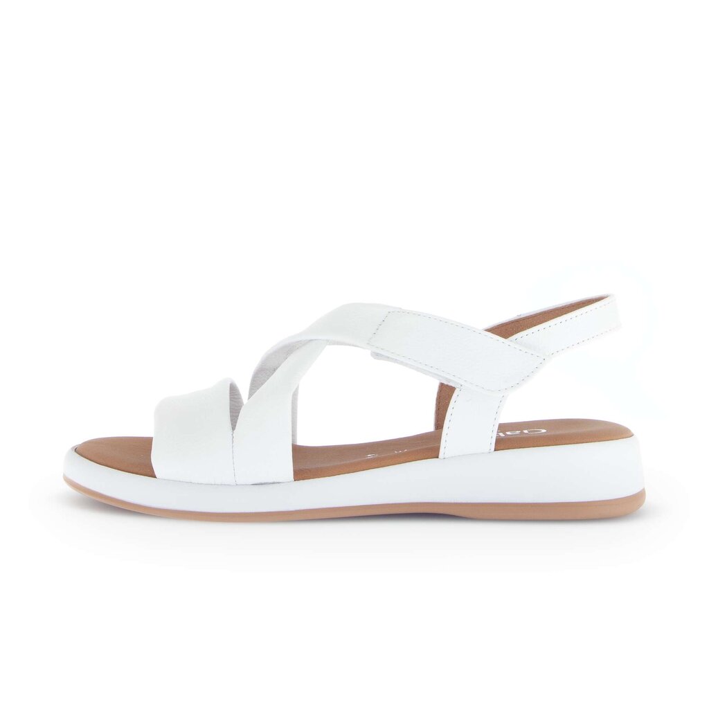 Sandal met riempjes wit
