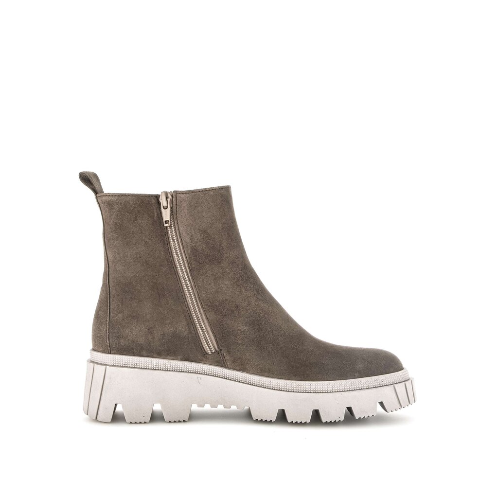 Enkellaarsjes op plateau grijs