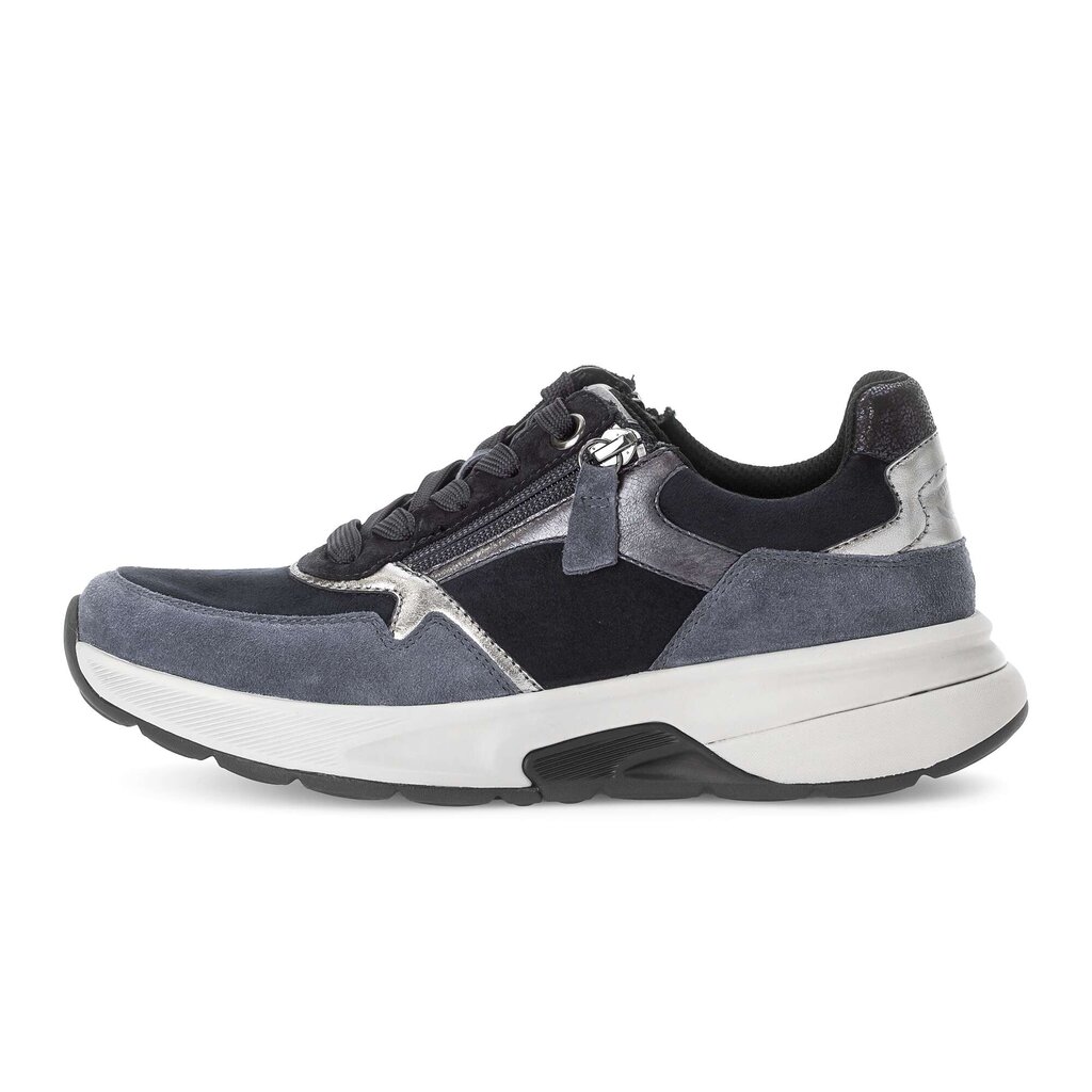 Lage sneaker blauw