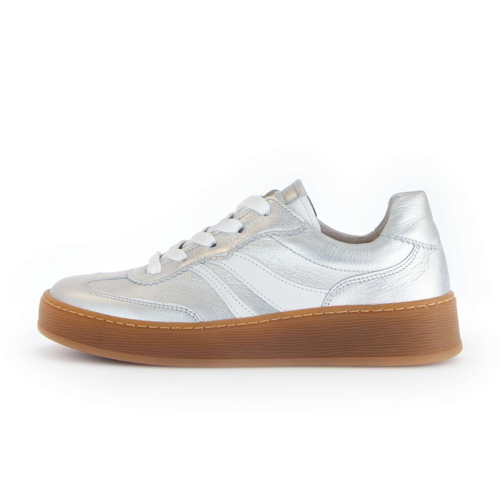Lage sneaker zilver