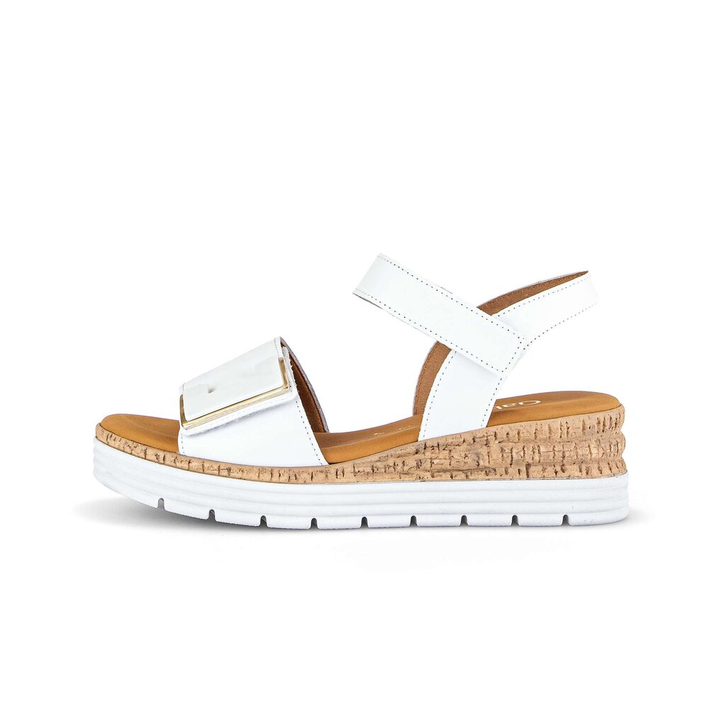 Sandal met riempjes wit