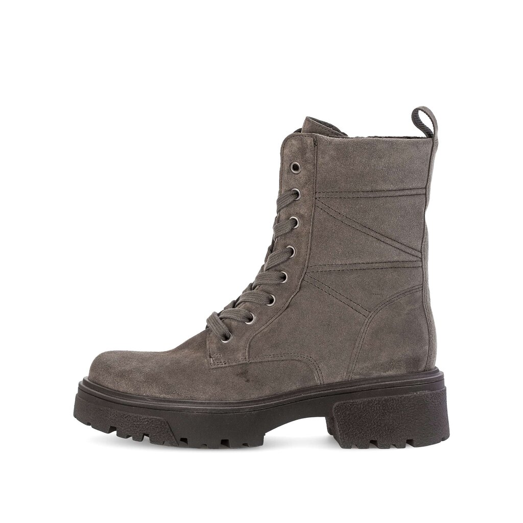 Enkellaarsjes met veter bruin