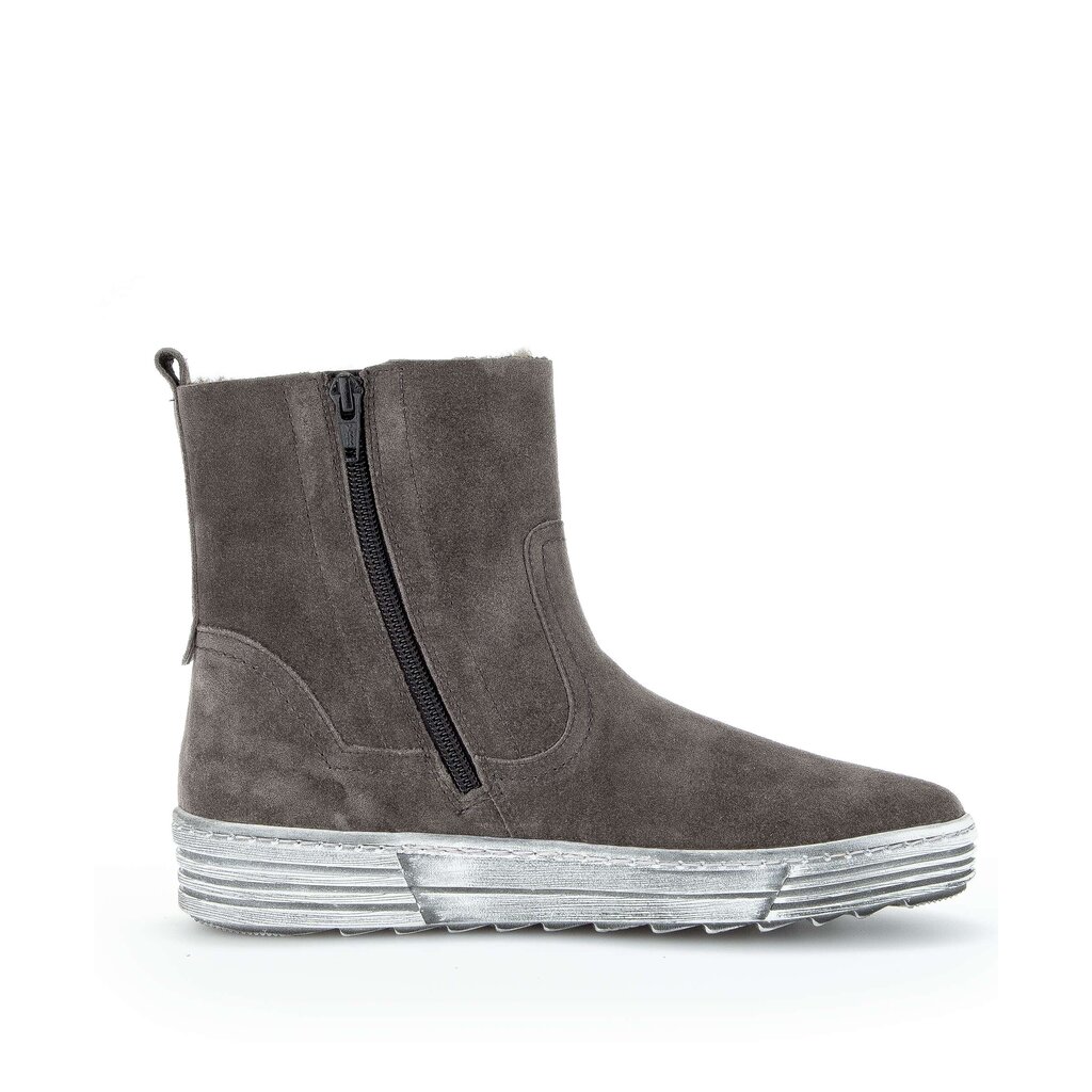 Winter enkellaarsje grijs