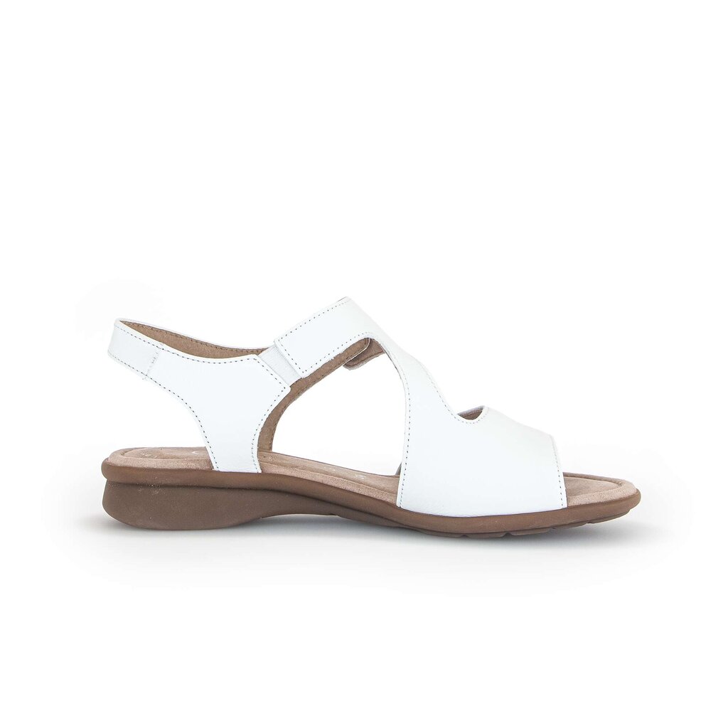 Sandal met riempjes wit