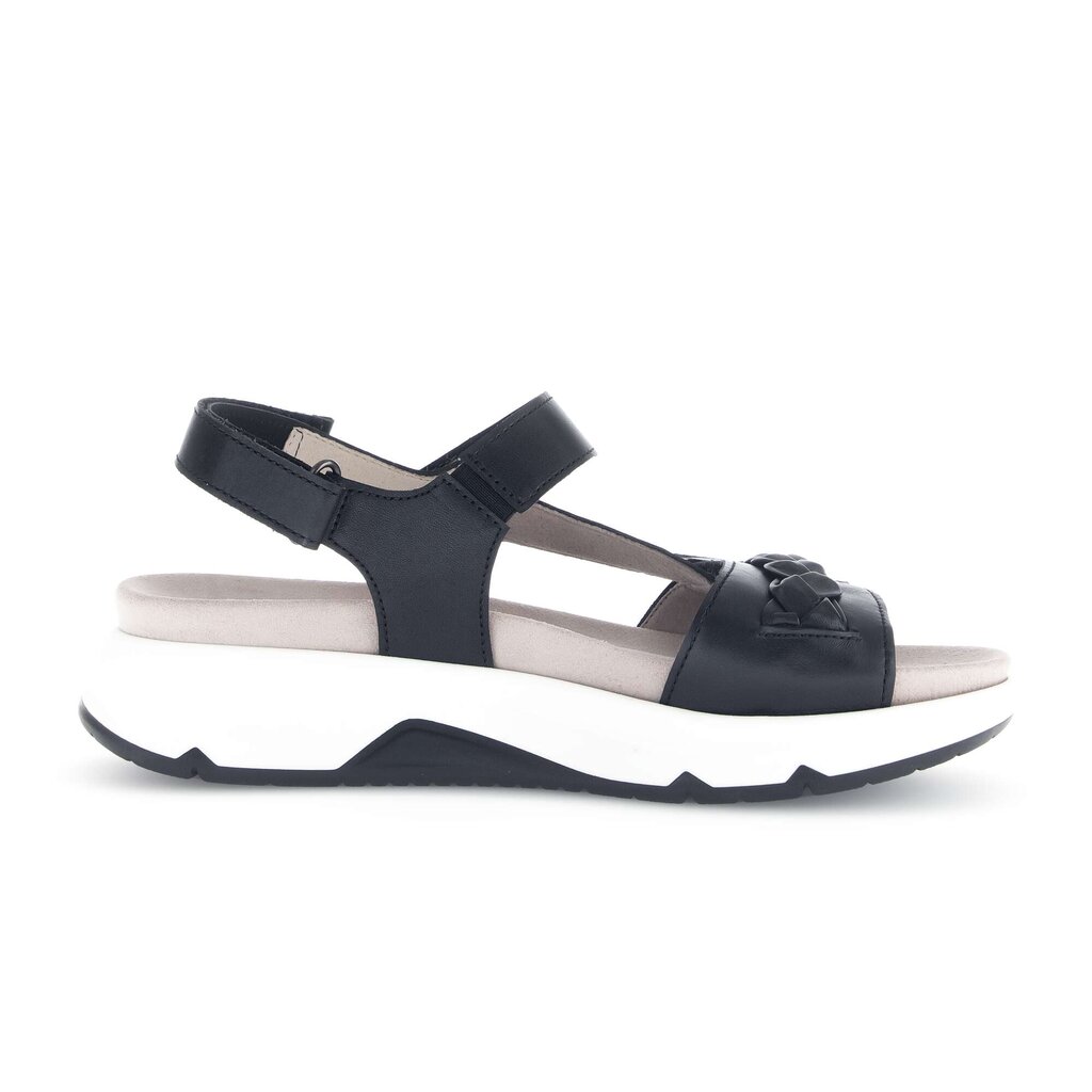Sandal met riempjes zwart