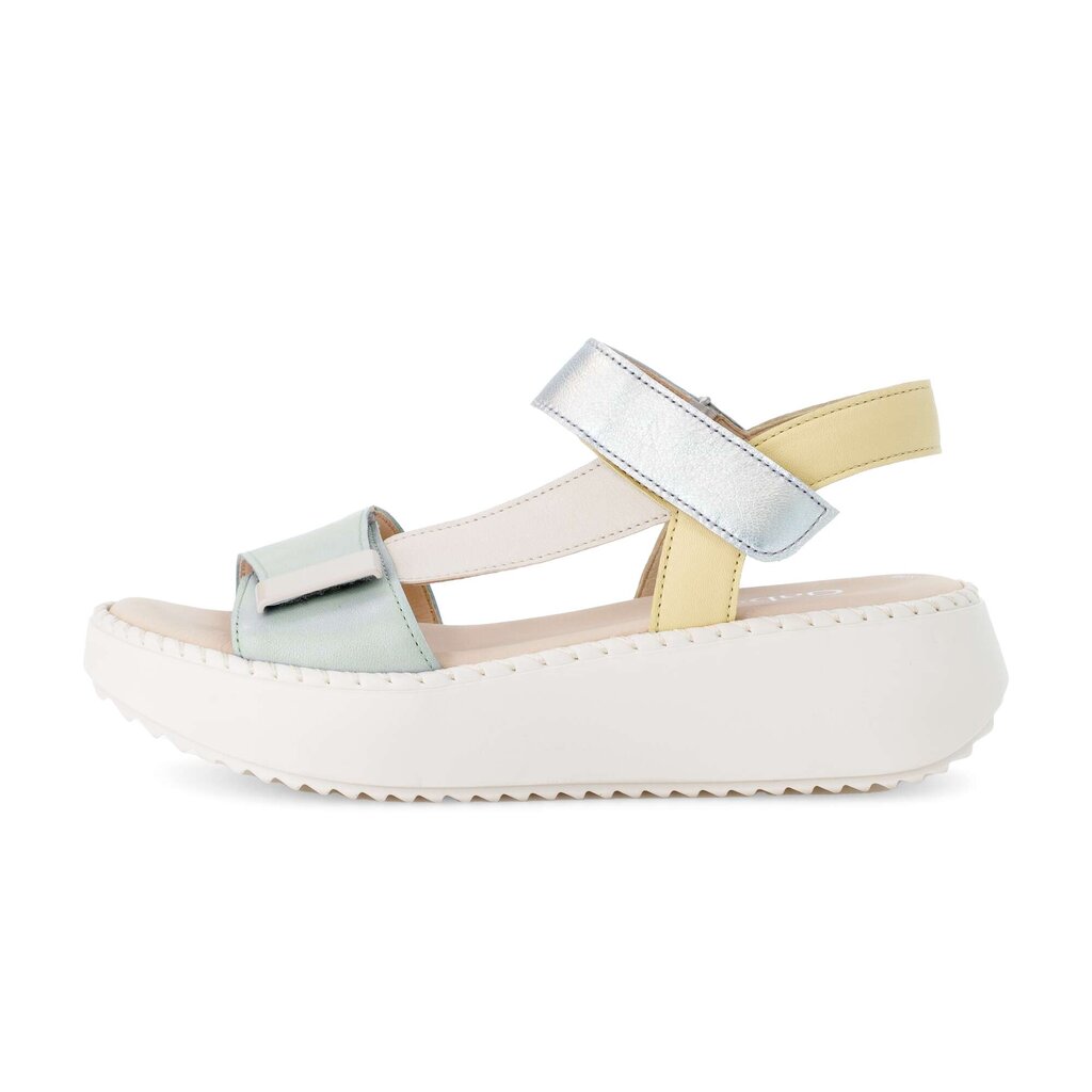 Sandale met plateauzool multicolour