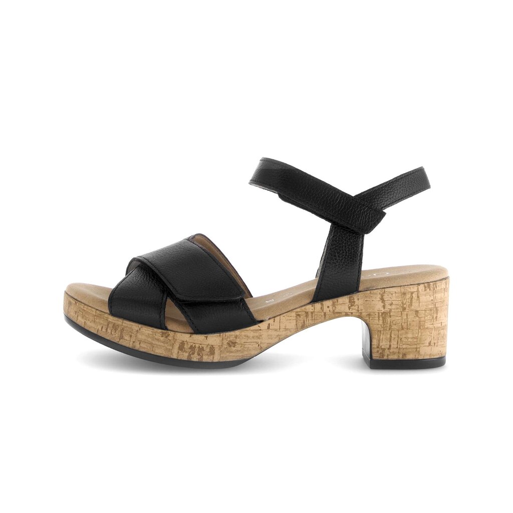 Sandal met riempjes zwart