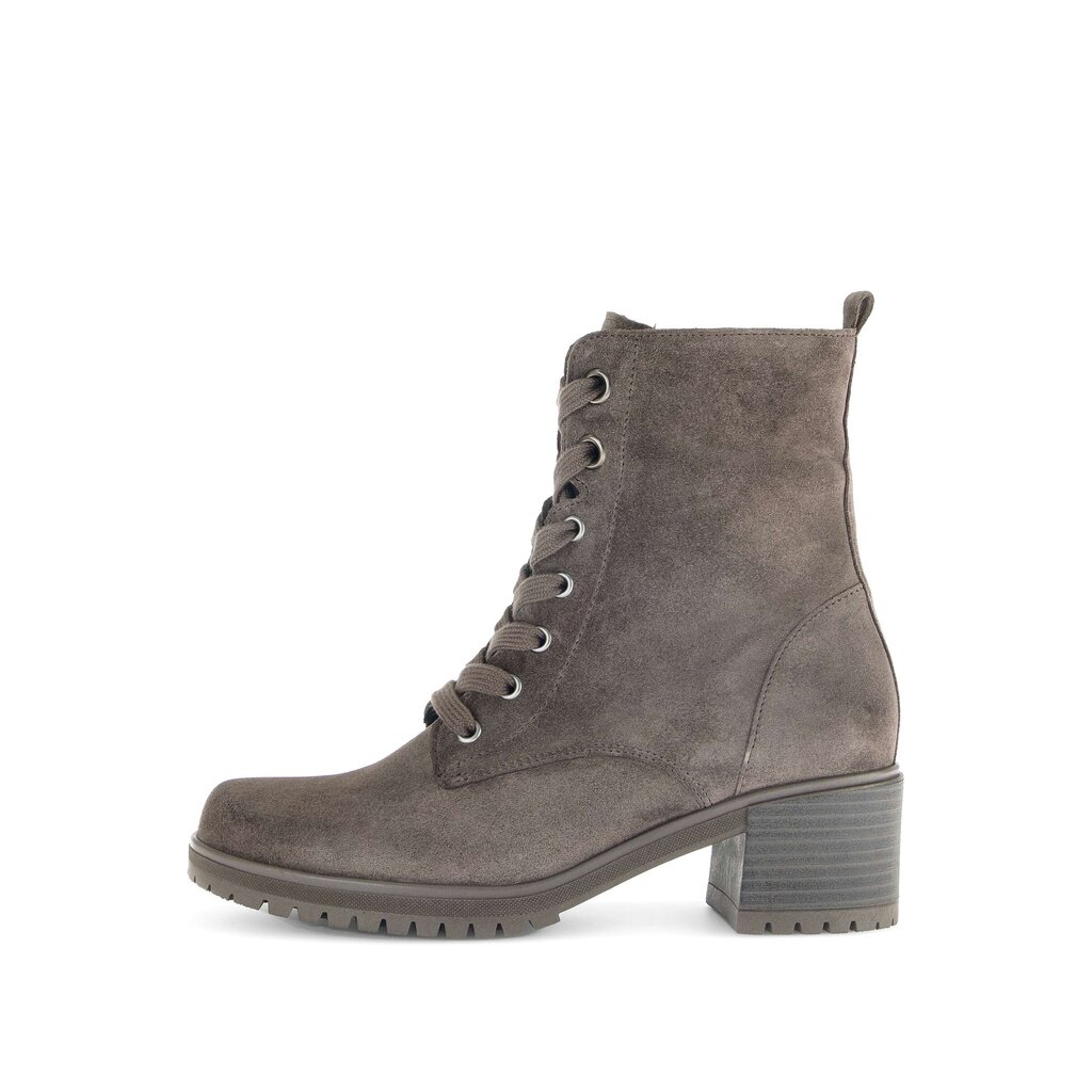 Enkellaarsjes met veter bruin