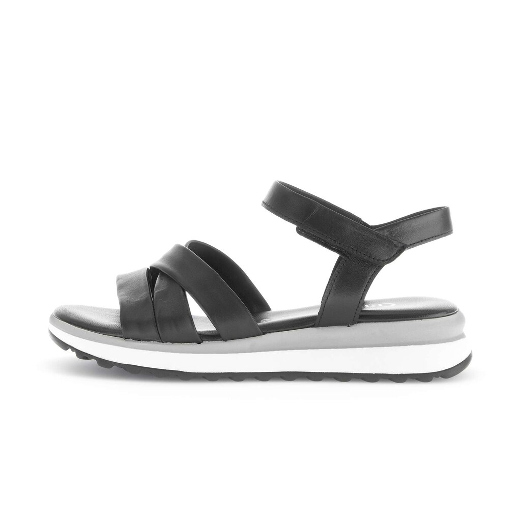 Sandal met riempjes zwart
