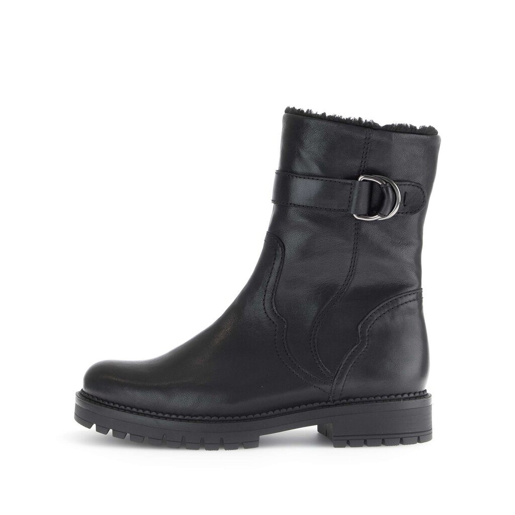 Winter enkellaarsje zwart