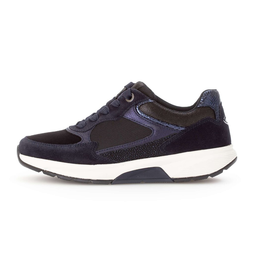 Lage sneaker blauw