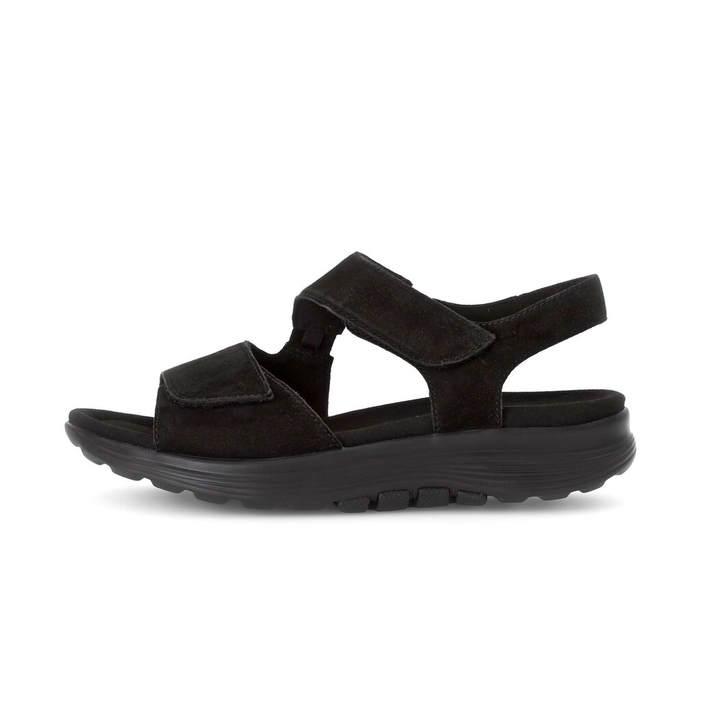 Sandal met riempjes zwart