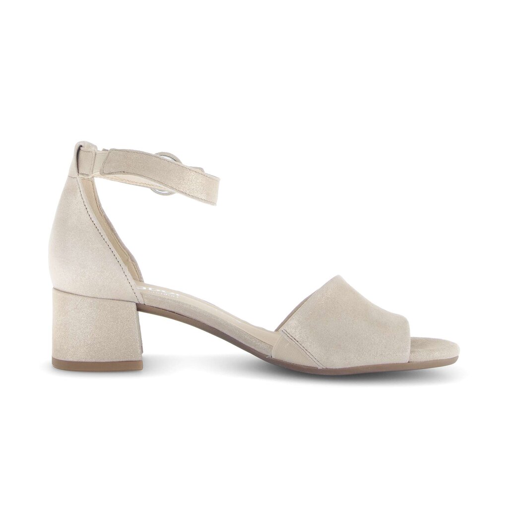Sandal met riempjes beige
