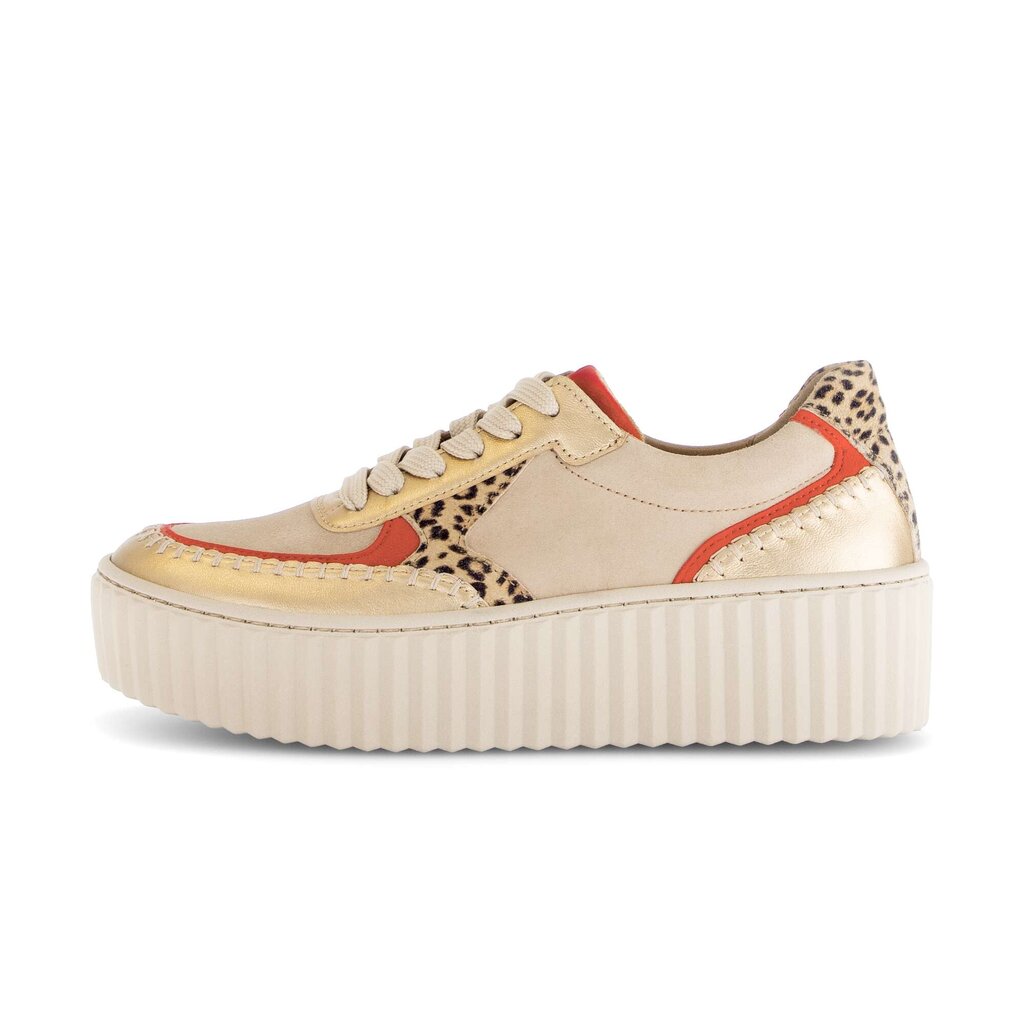 Lage sneaker beige