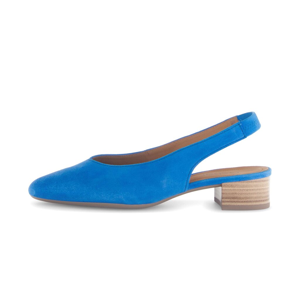 Sling-back blauw