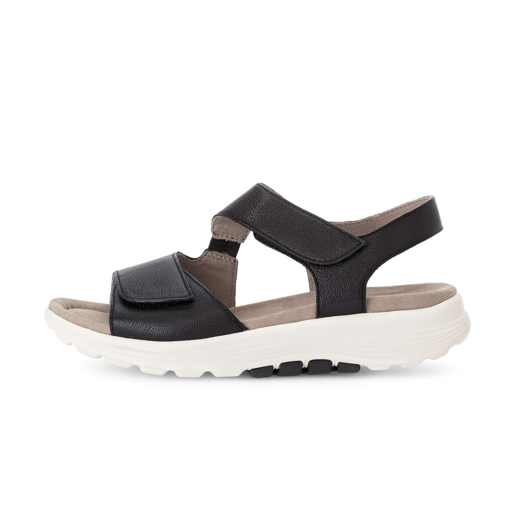 Sandal met riempjes zwart