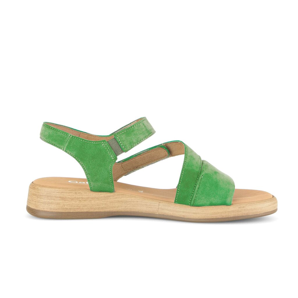 Sandal met riempjes groen