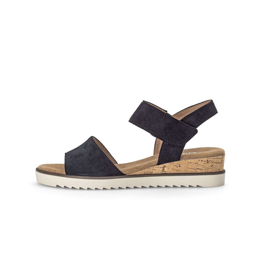 Sandal met riempjes blauw