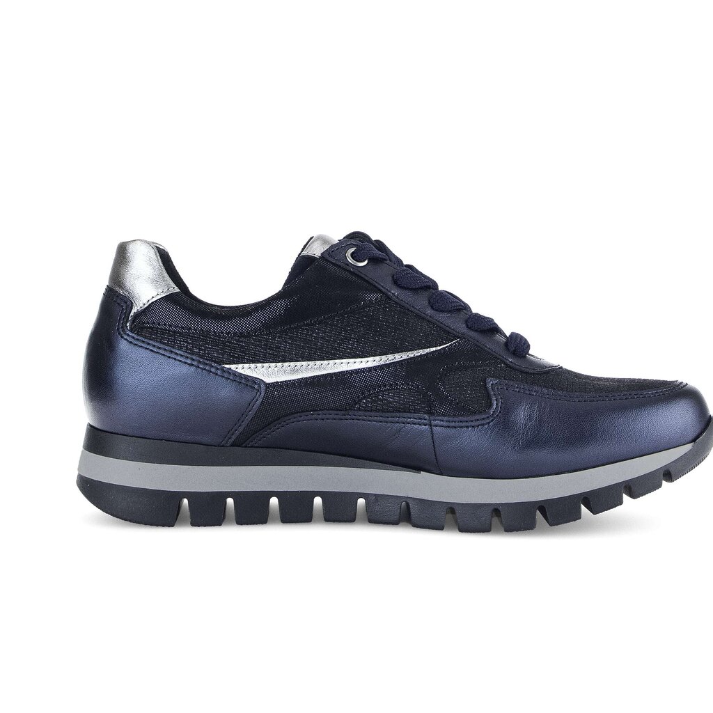 Lage sneaker blauw