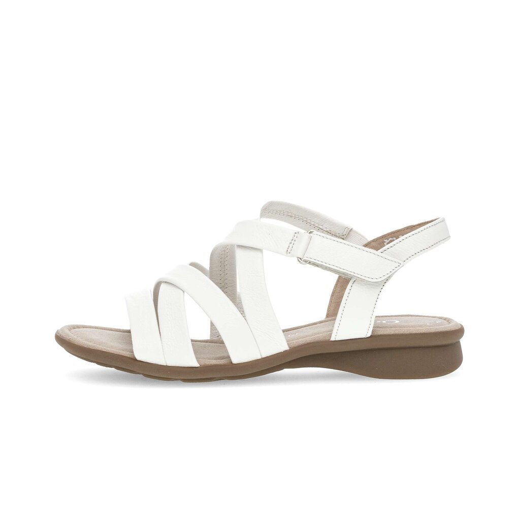 Sandal met riempjes wit