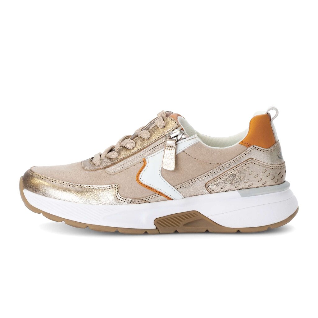 Lage sneaker beige