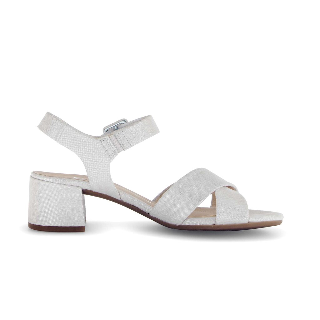 Sandal met riempjes wit