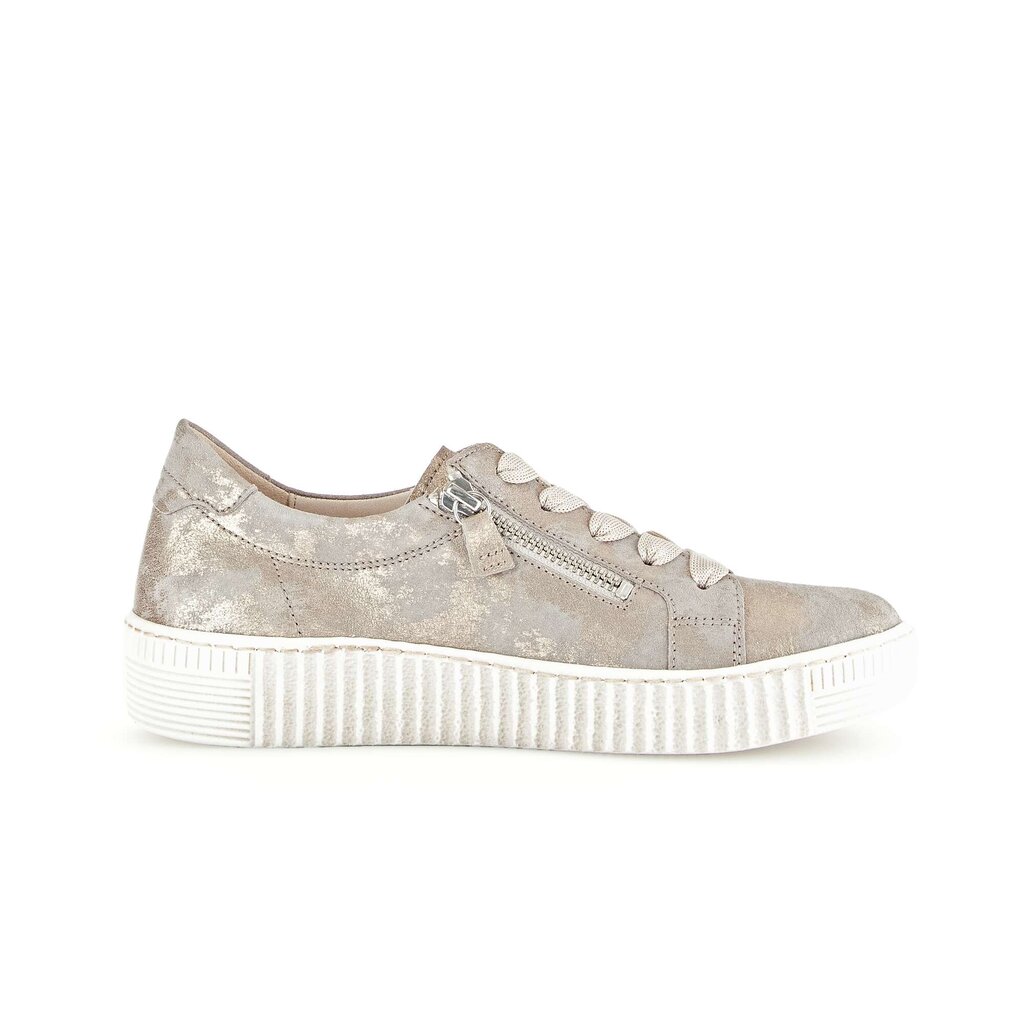 Lage sneaker beige