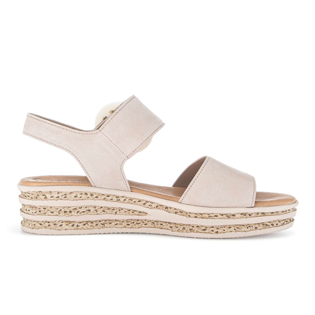 Sandale met plateauzool rose