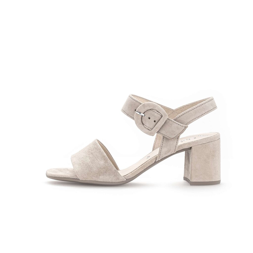 Sandal met riempjes beige