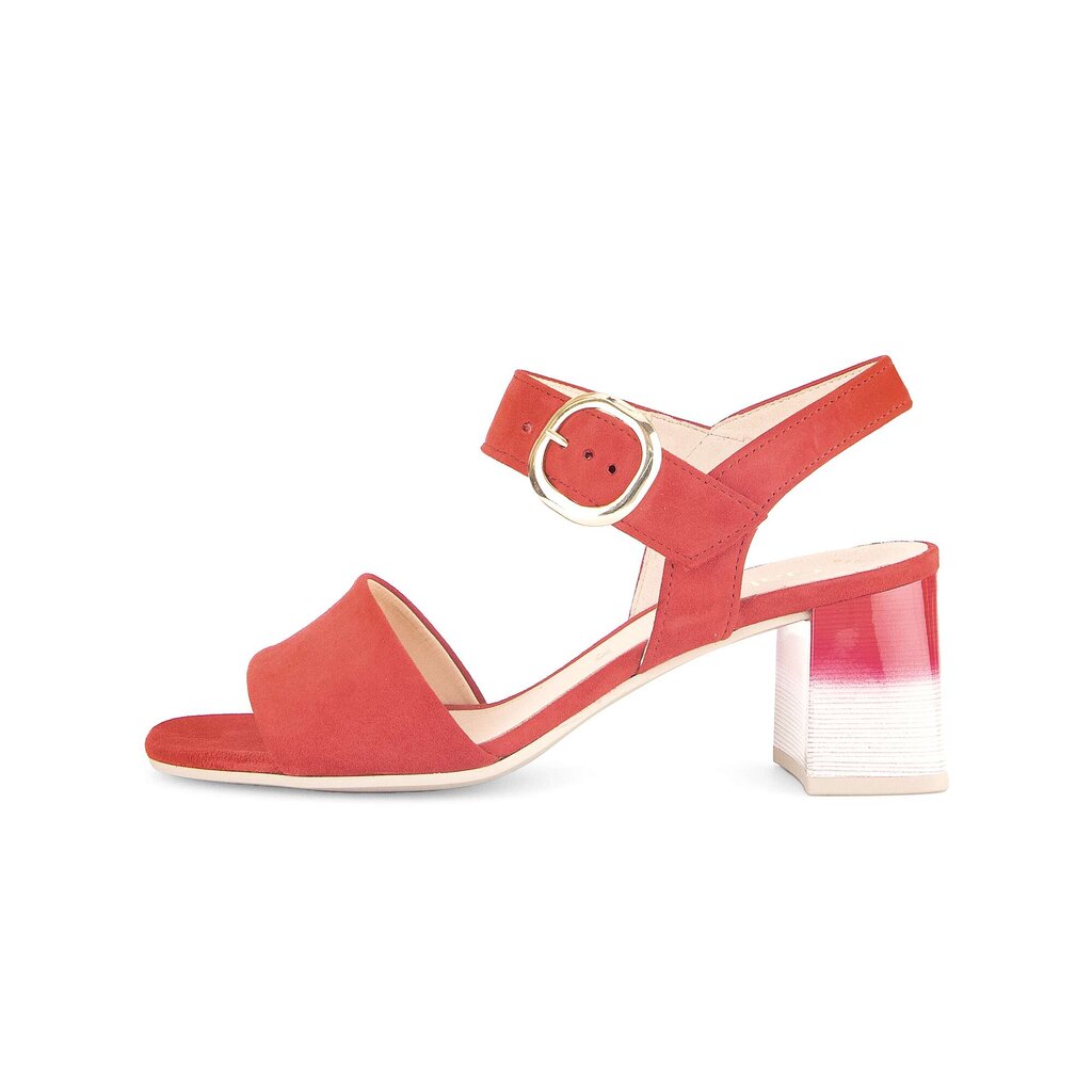 Sandal met riempjes rood