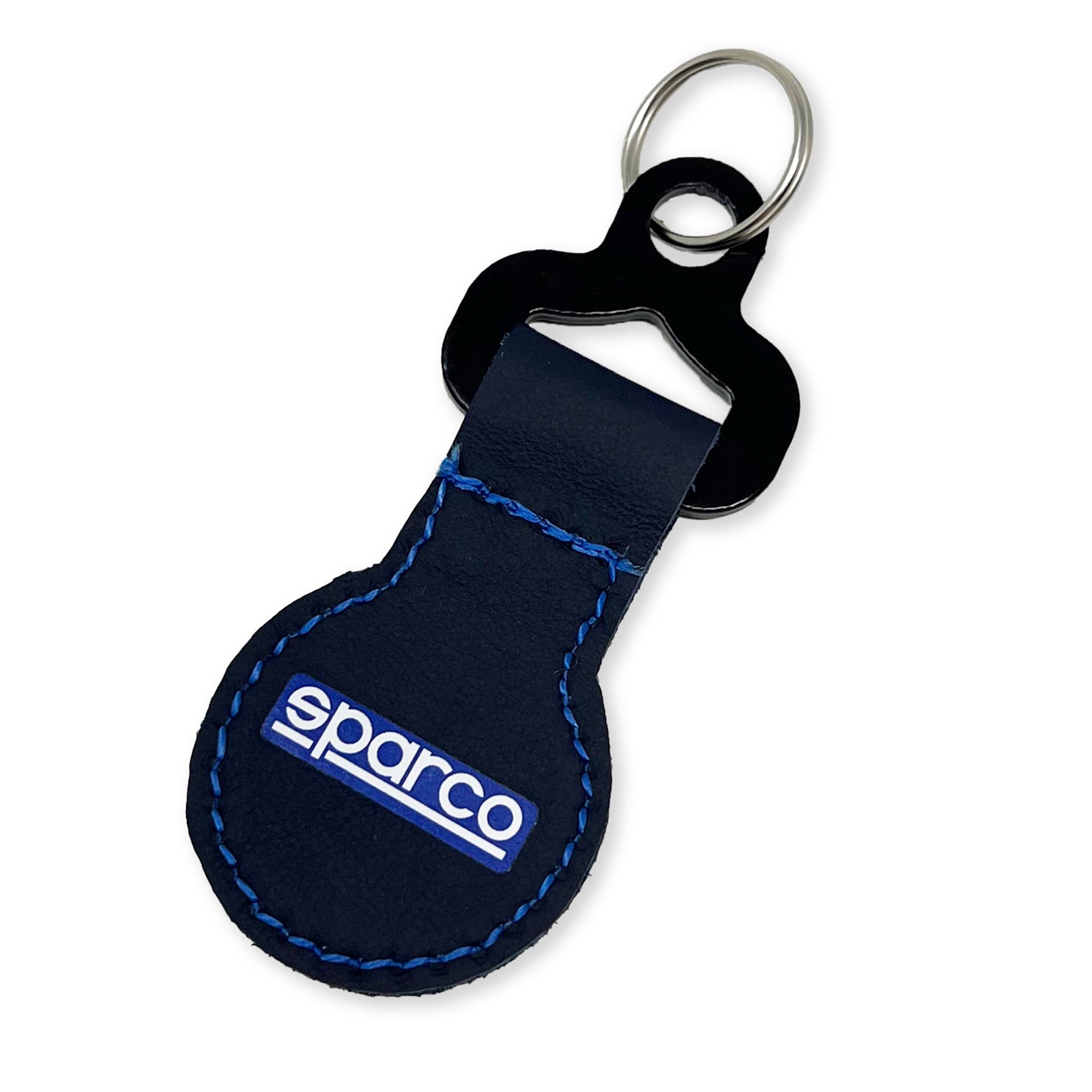 SPARCO - GULF LEATHER KEYCHAIN
