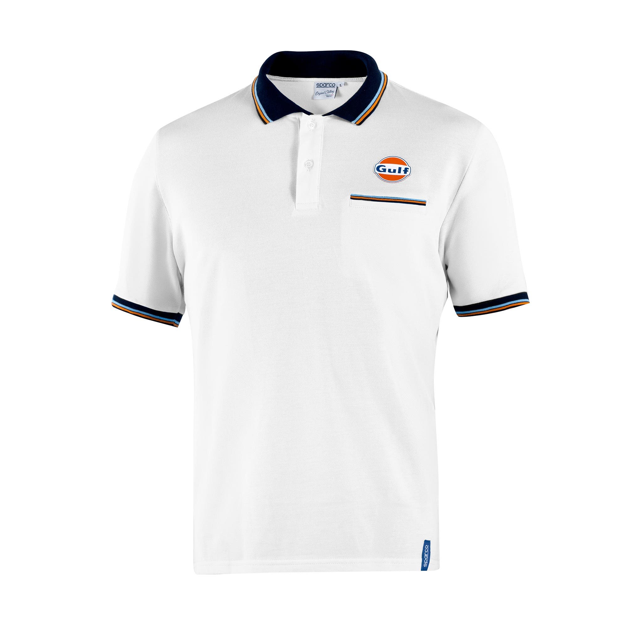 SPARCO - GULF POLO PIQUET POCKET