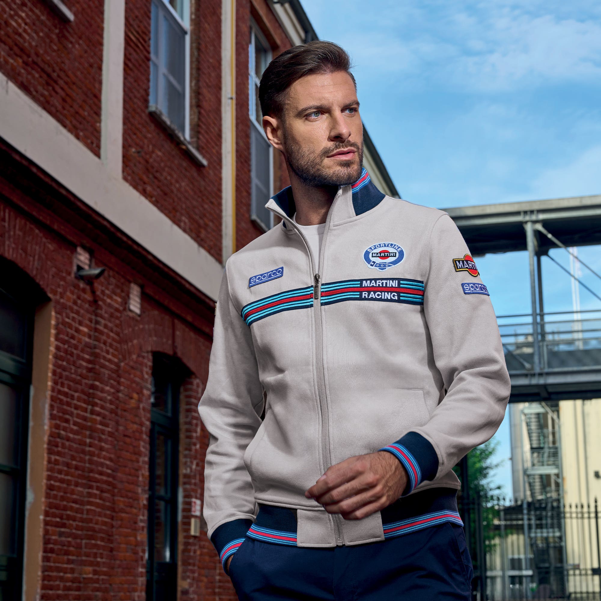 FELPA FULL ZIP MARTINI RACING