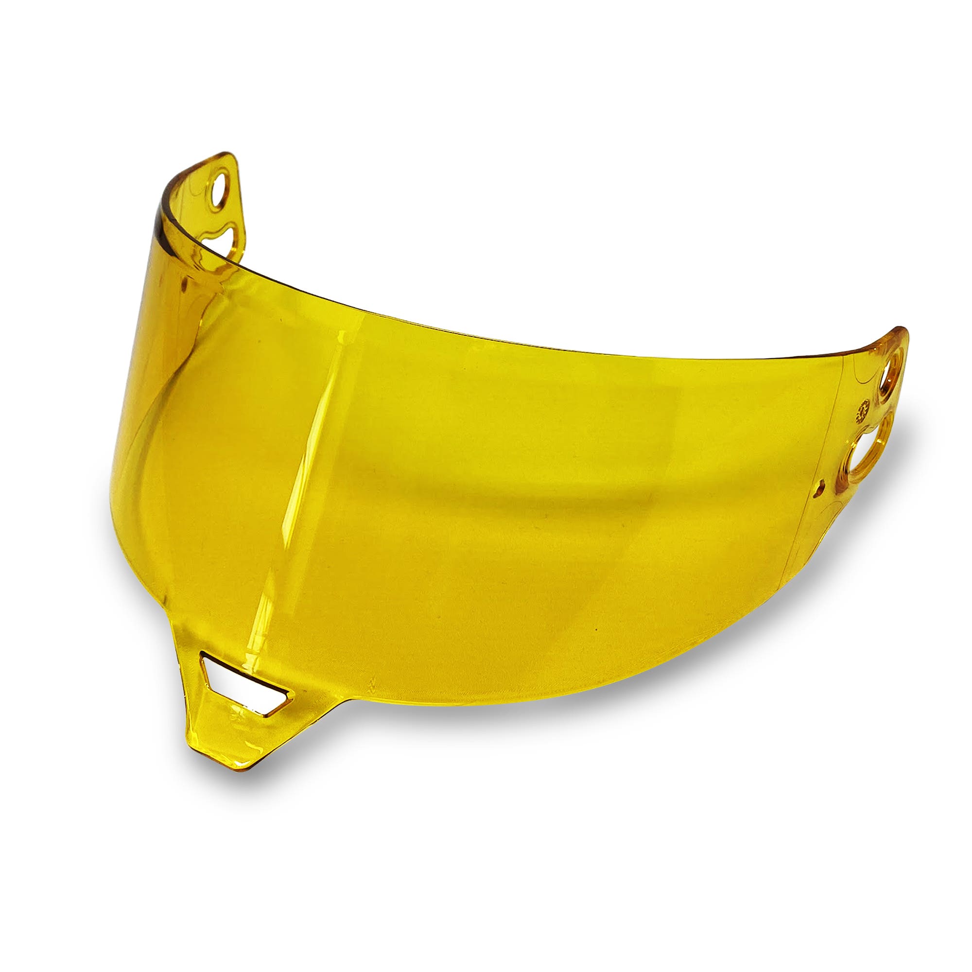 YELLOW VISOR HELMET