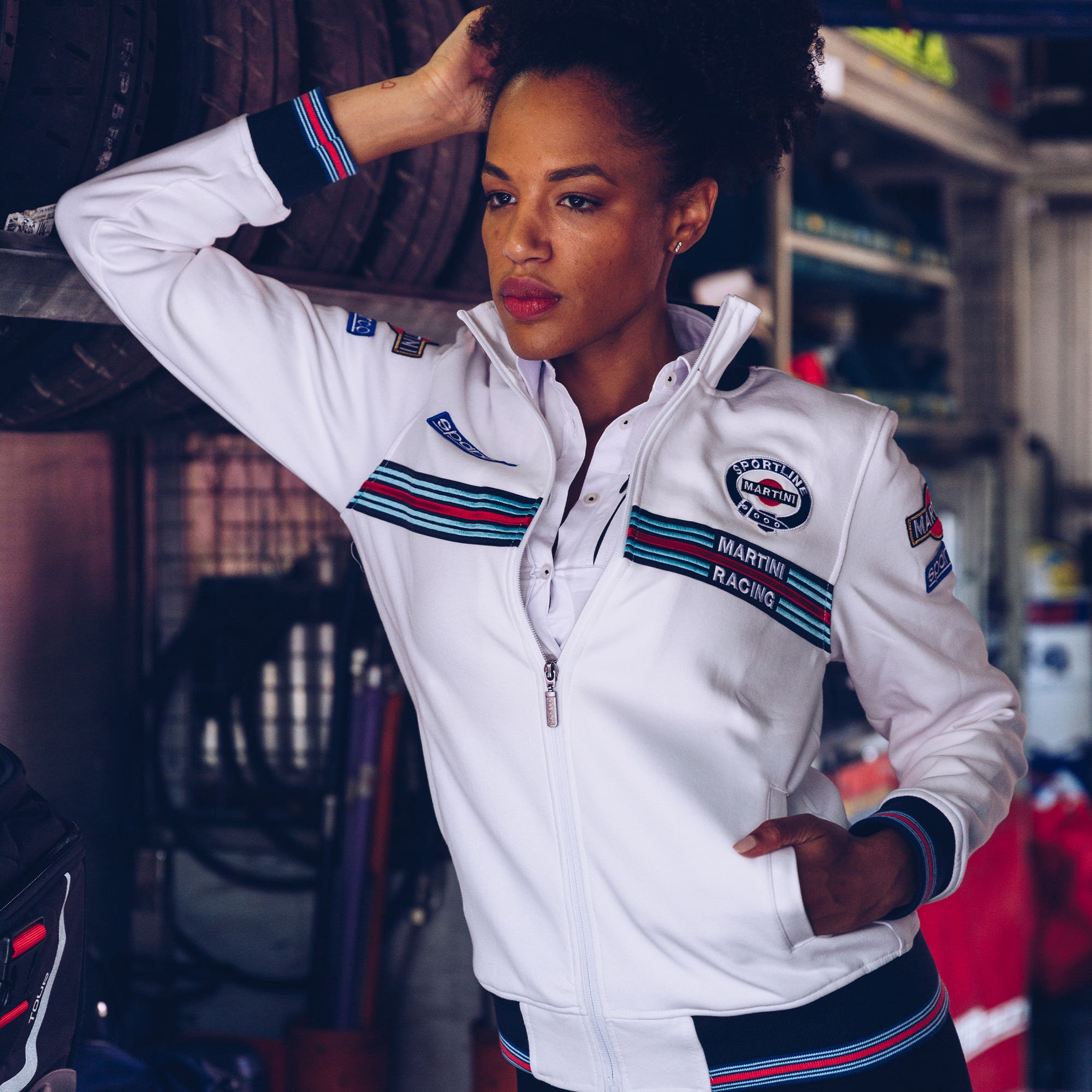 FELPA FULL ZIP MARTINI RACING LADY