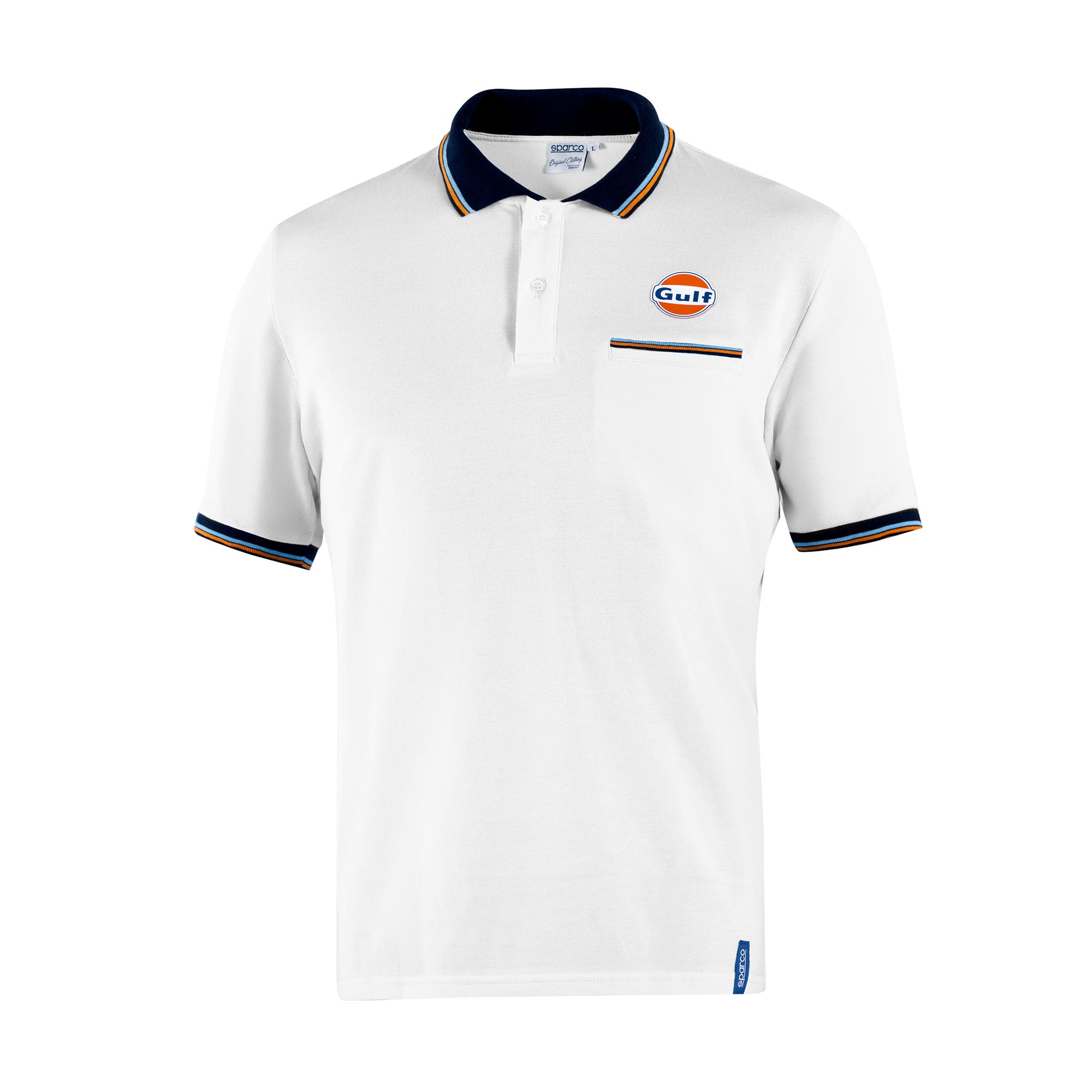 SPARCO - GULF POLO PIQUET POCKET